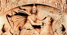 Мраморен релеф на бог Митра в София